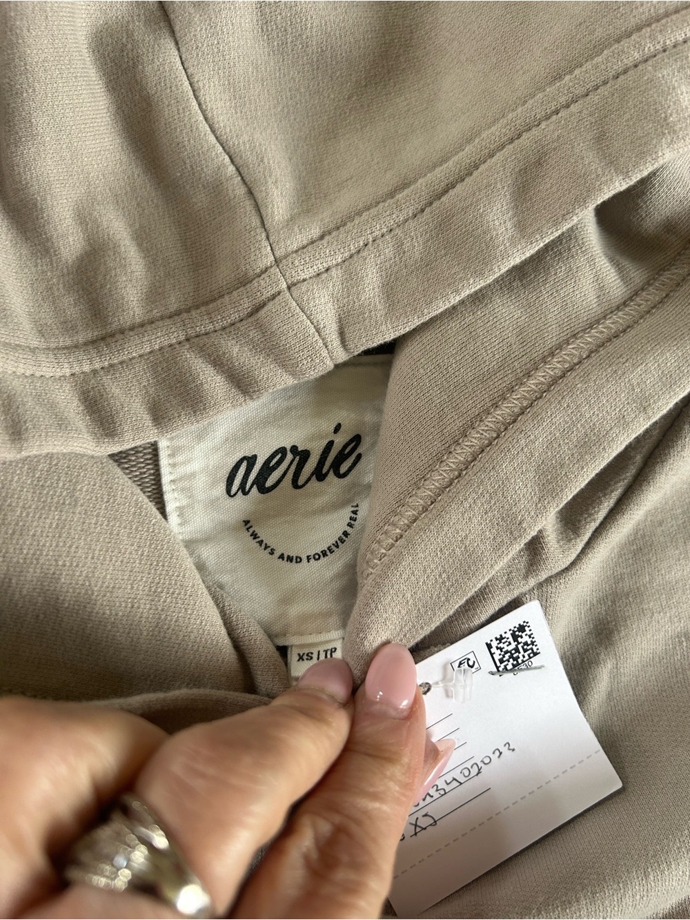 NWT Aerie Jet Setter Hoodie in Stone Harbor - Picture 11 of 13